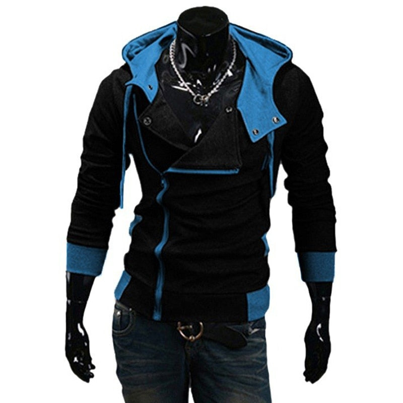 Sporty Hoodie Jacket with Zipper