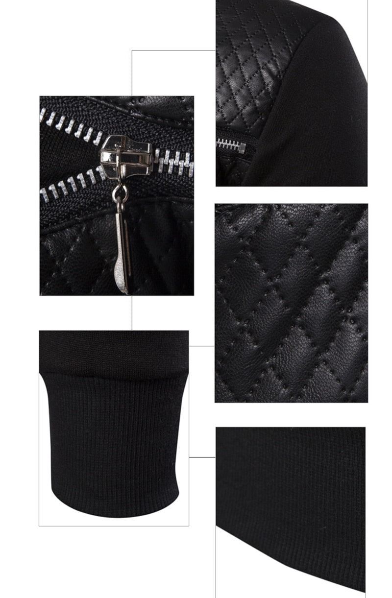 T-shirt gothique punk à manches longues et col rond avec fermeture éclair pour hommes