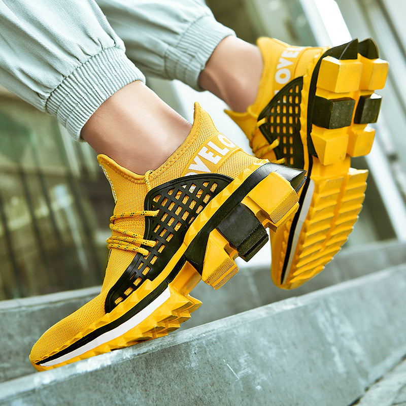 Sneaker pour hommes de style chunky respirant à fond épais