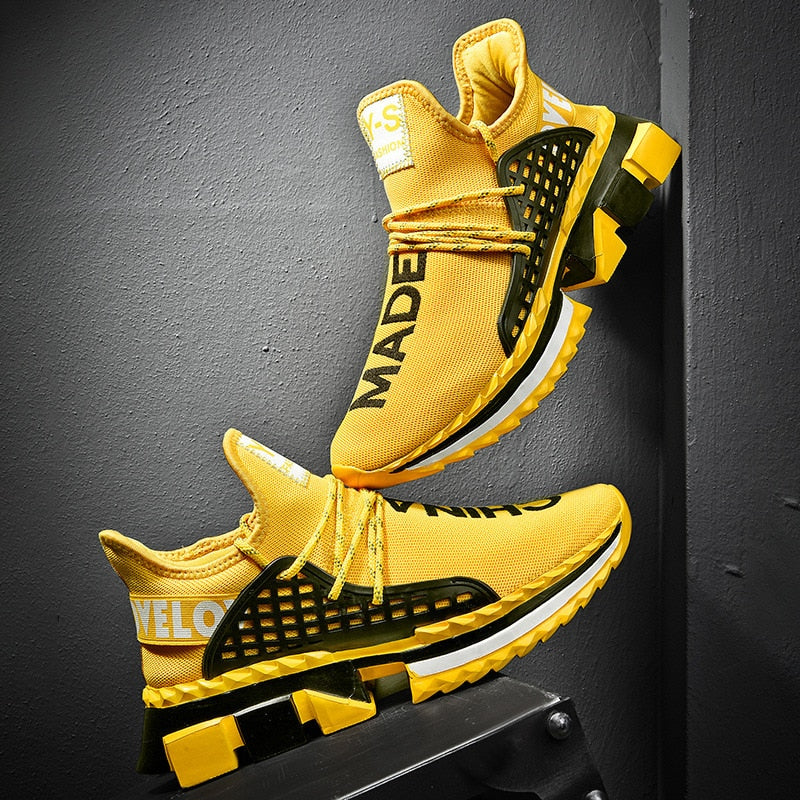 Thick Bottom Breathable Chunky Style Men Sneaker