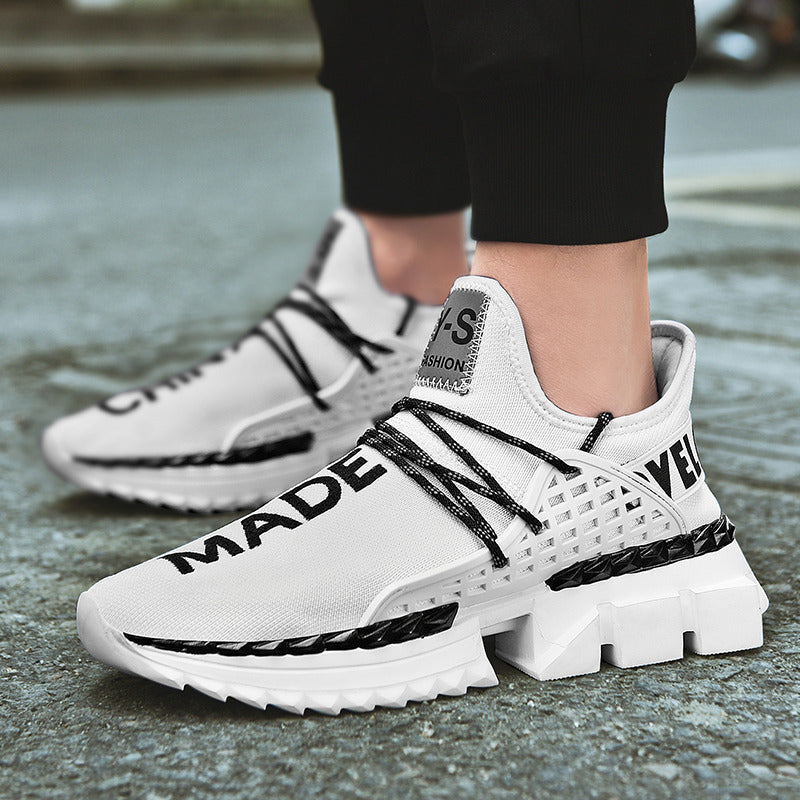 Sneaker pour hommes de style chunky respirant à fond épais