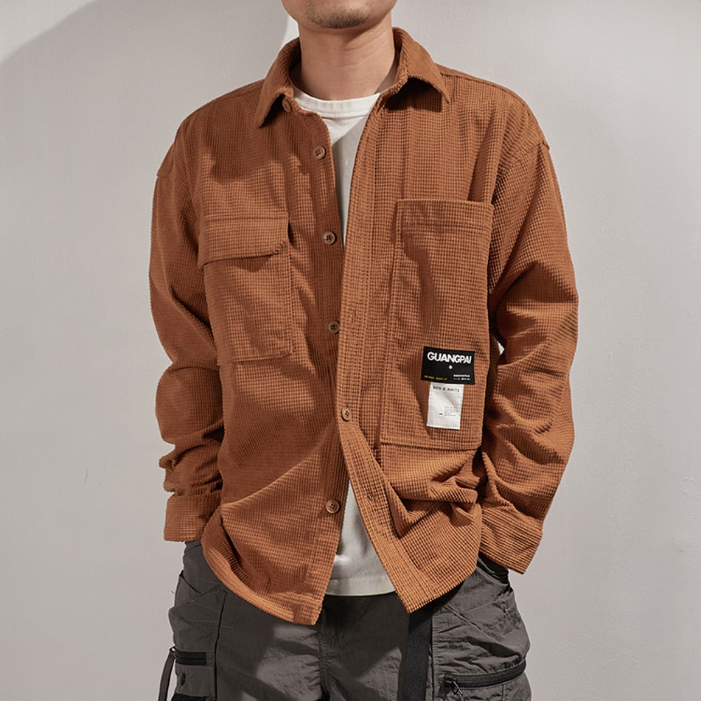 Casual Solid Cotton Shirt