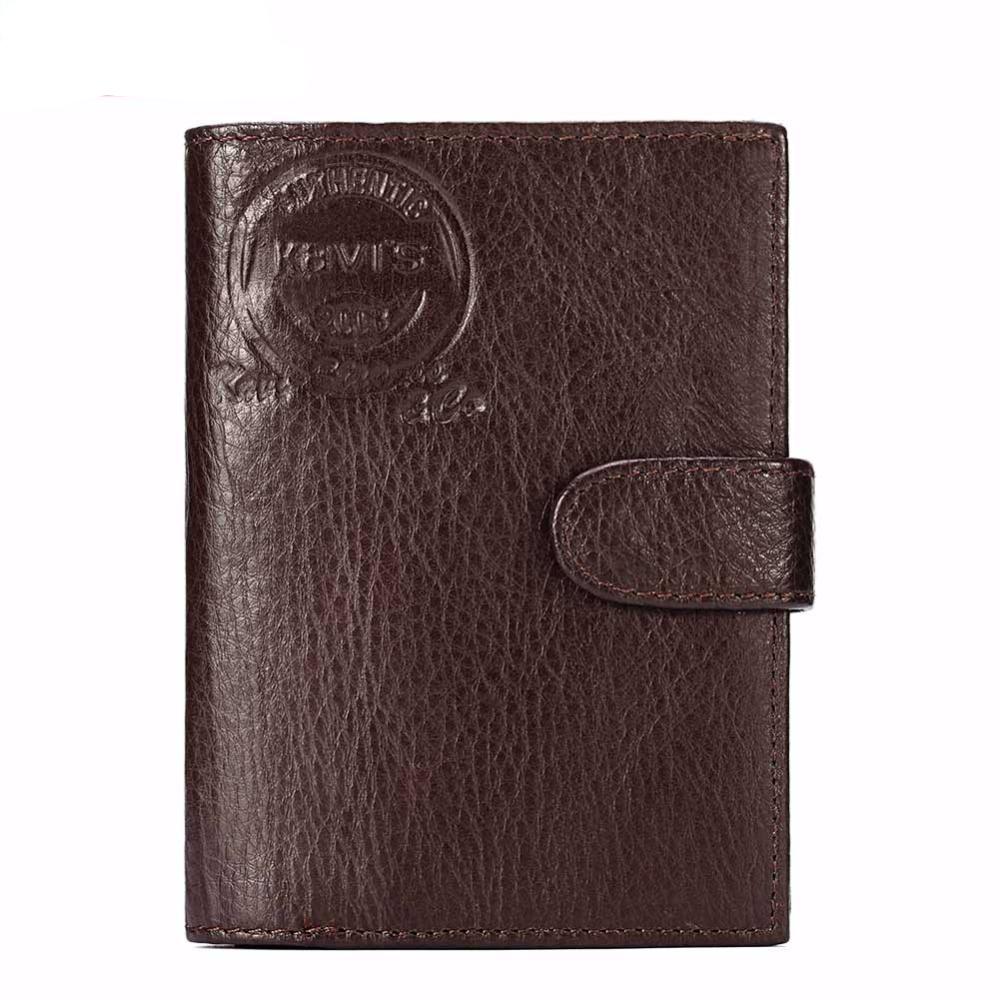 Monedero de estilo de viaje para pasaporte, monedero Rfid Magic para hombre, billetera de cuero