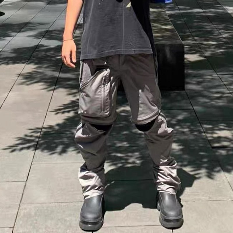 Pantalon droit avec poche amovible