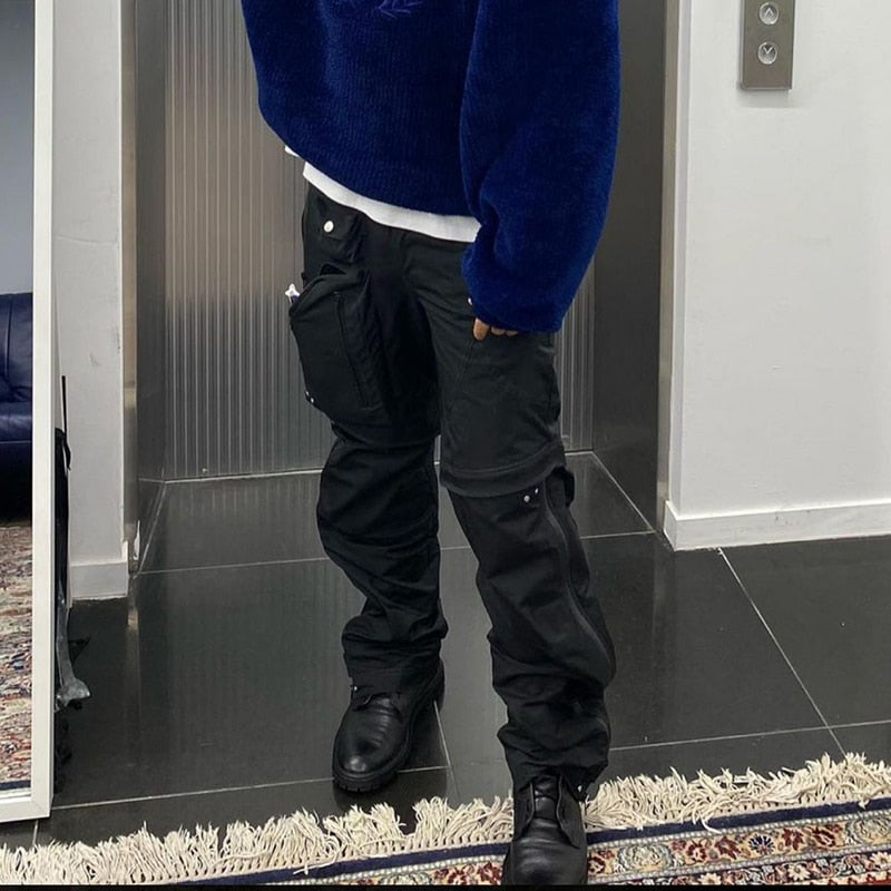 Pantalon droit avec poche amovible