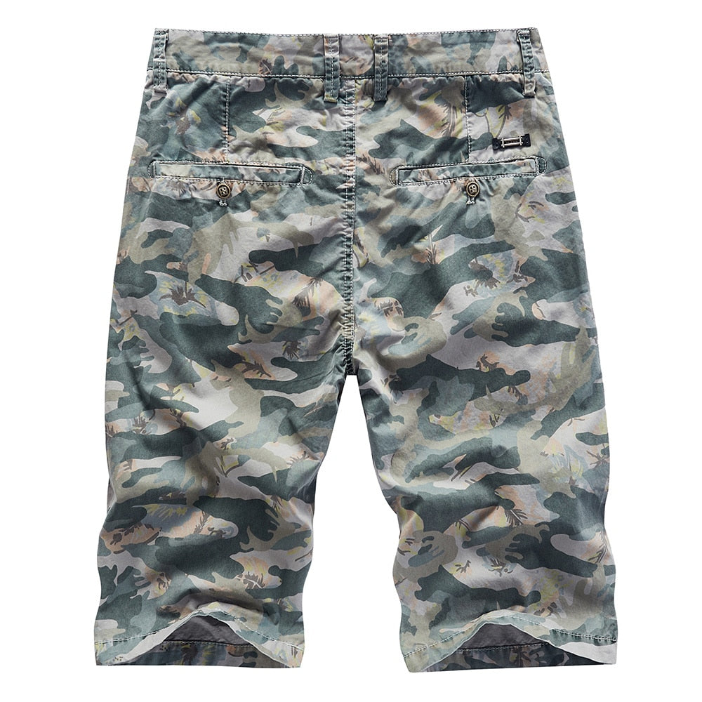 Breathable Camouflage Printing Cotton Shorts