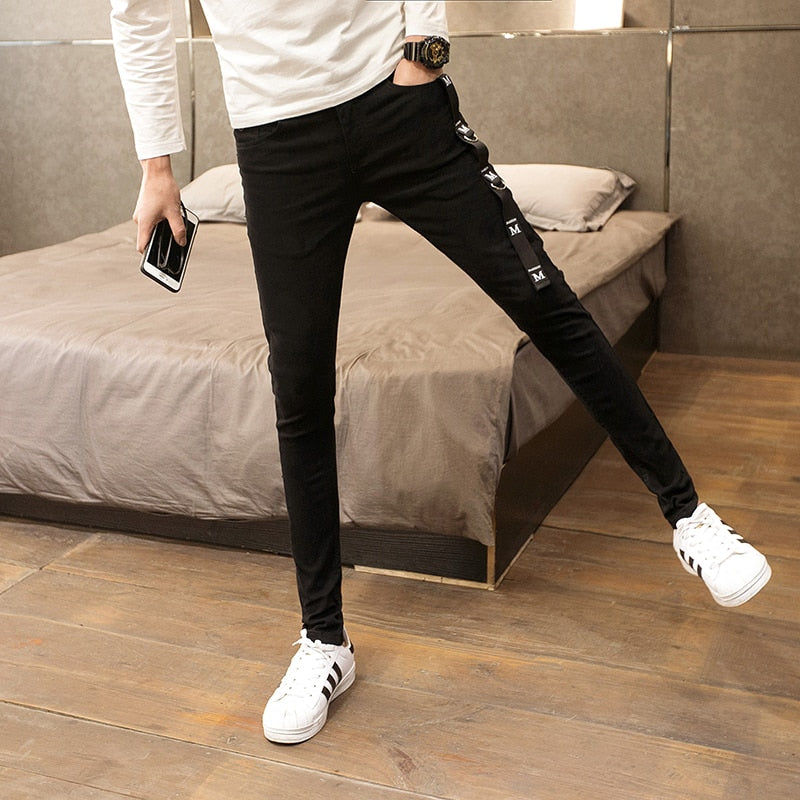 Skinny Jeans Men Slim Fit Casual Simple