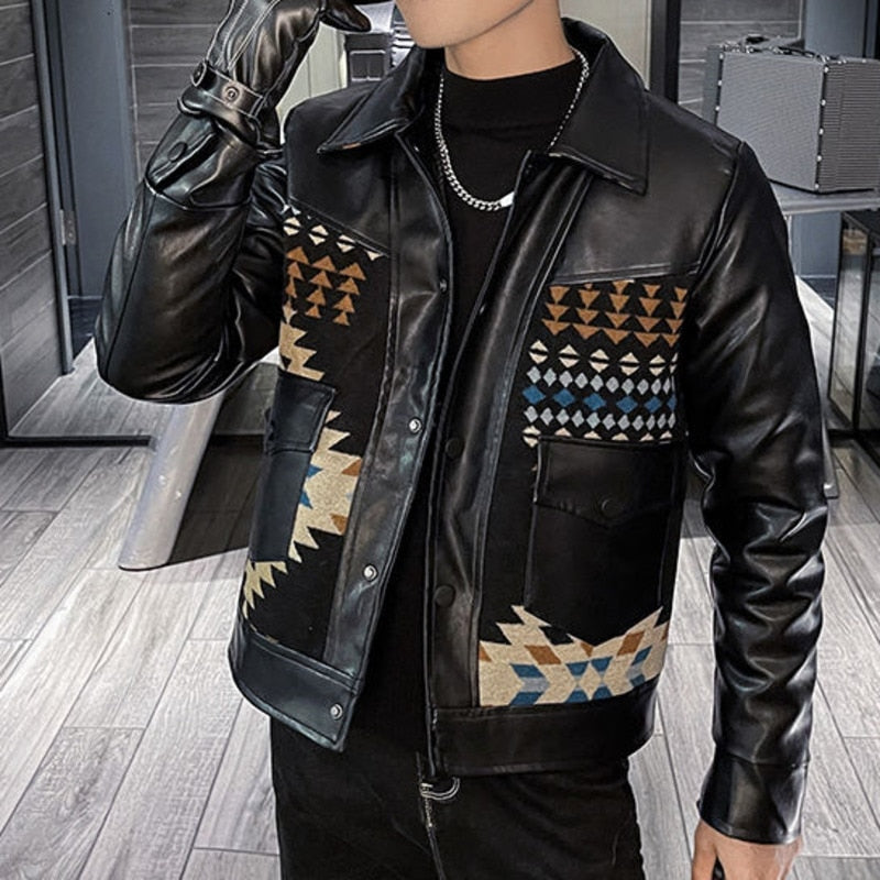 Ethic Pattern Polyester Spray-bonded Wadding Filling Parka