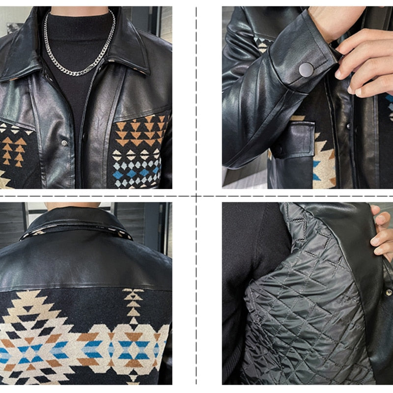 Ethic Pattern Polyester Spray-bonded Wadding Filling Parka