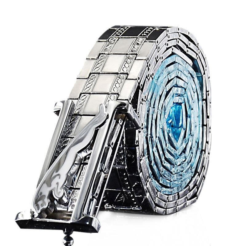 Lujoso cinturón de metal completo punk