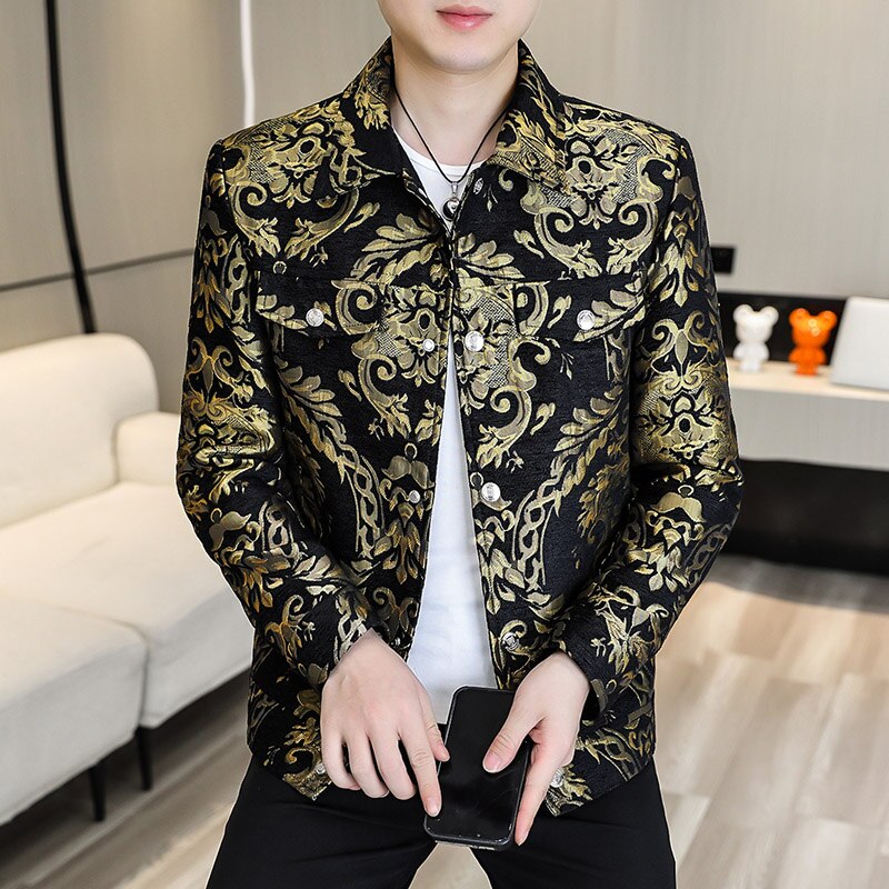 Luxury Jacquard Pattern Jacket