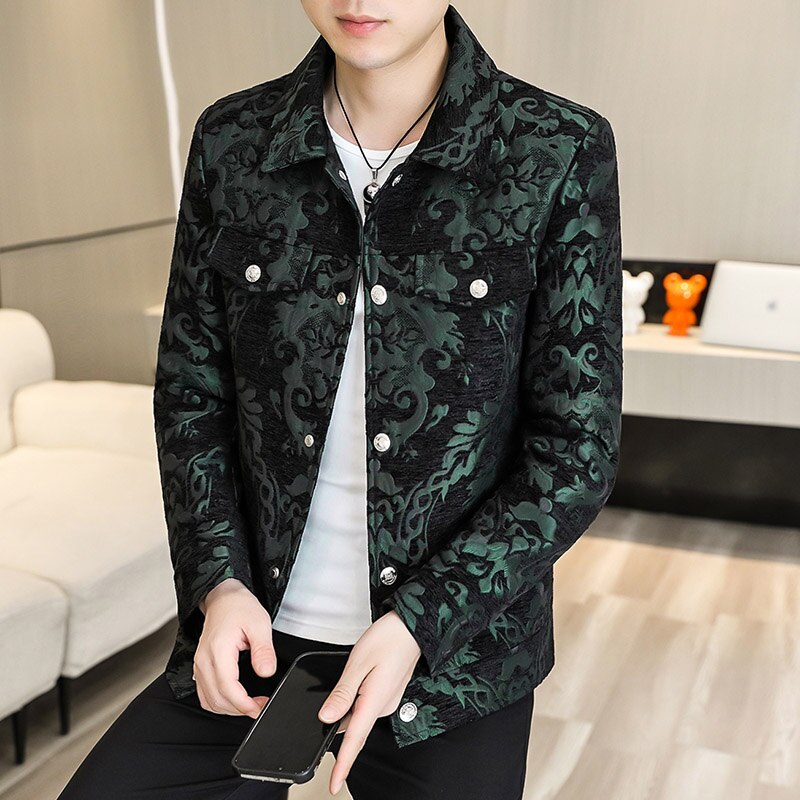 Luxury Jacquard Pattern Jacket