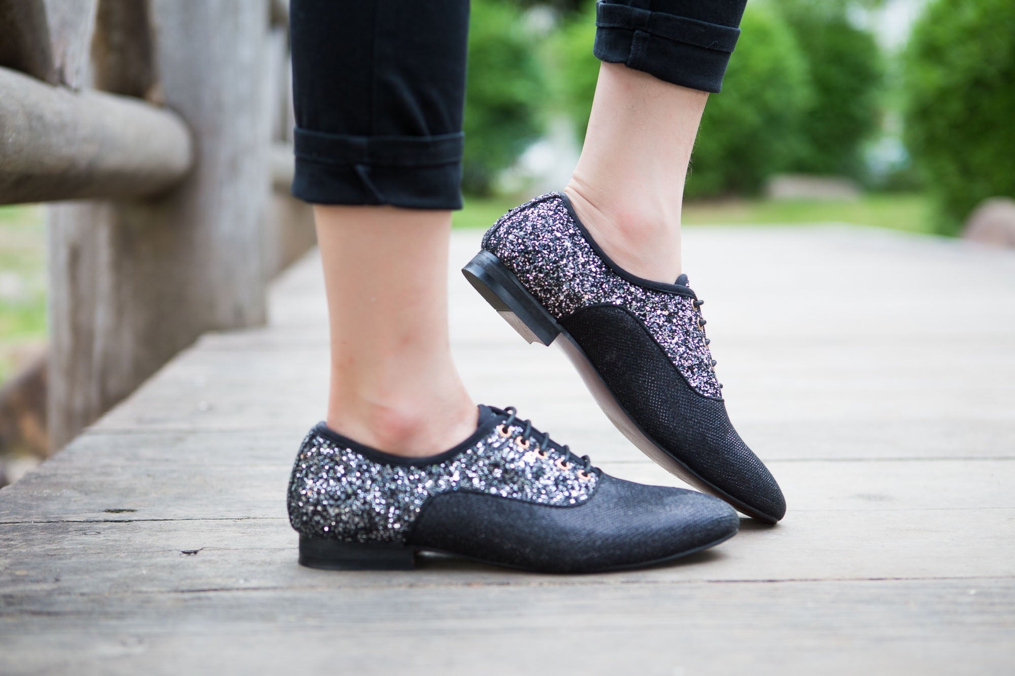 Zapatos de hombre estilo fiesta Glitz con brillo puntiagudo