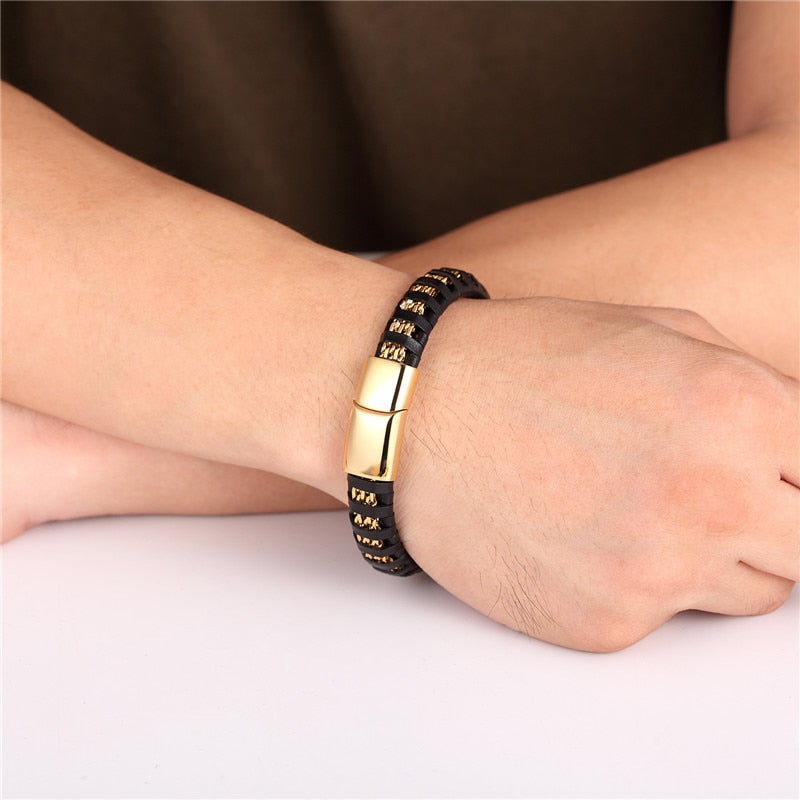 Nautical Rope Chain Paracord Men Charm Bracelet