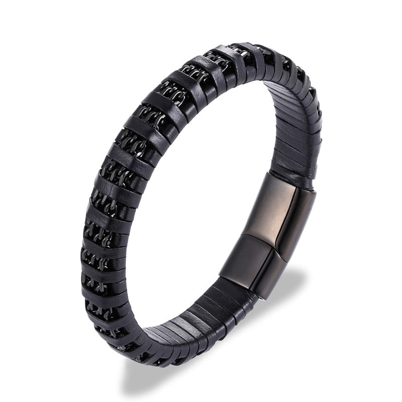 Nautical Rope Chain Paracord Men Charm Bracelet