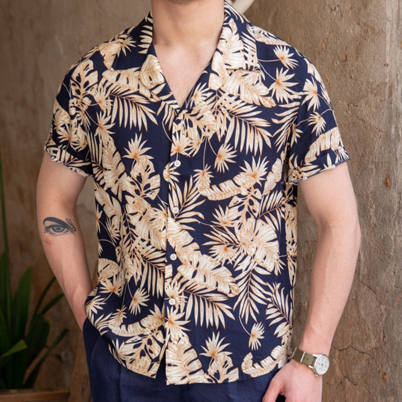 Vintage Floral Graphic Print Shirt