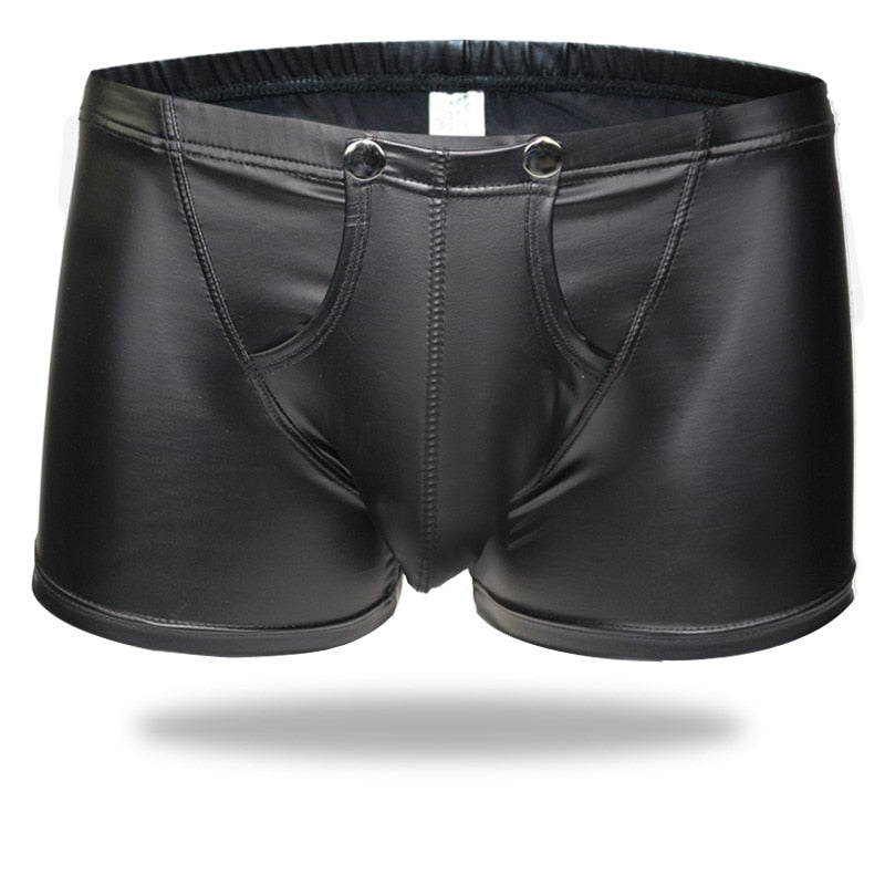 Boxer homme en nylon style boutonné à l'avant
