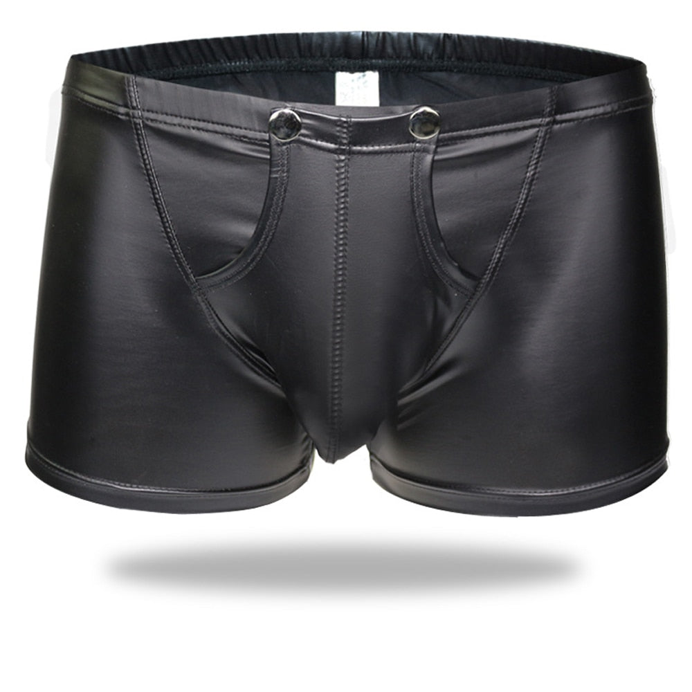 Boxer homme en nylon style boutonné à l'avant