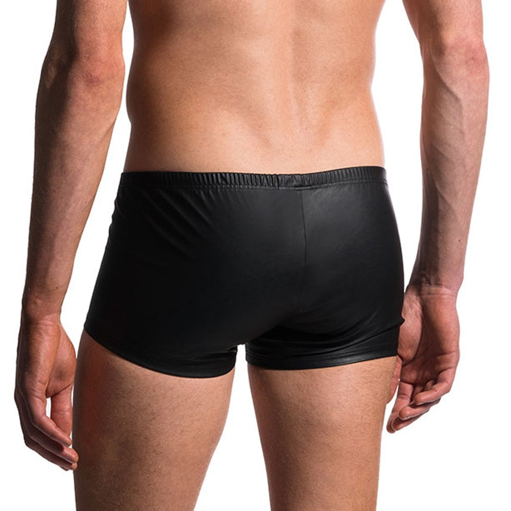 Boxer homme en nylon style boutonné à l'avant