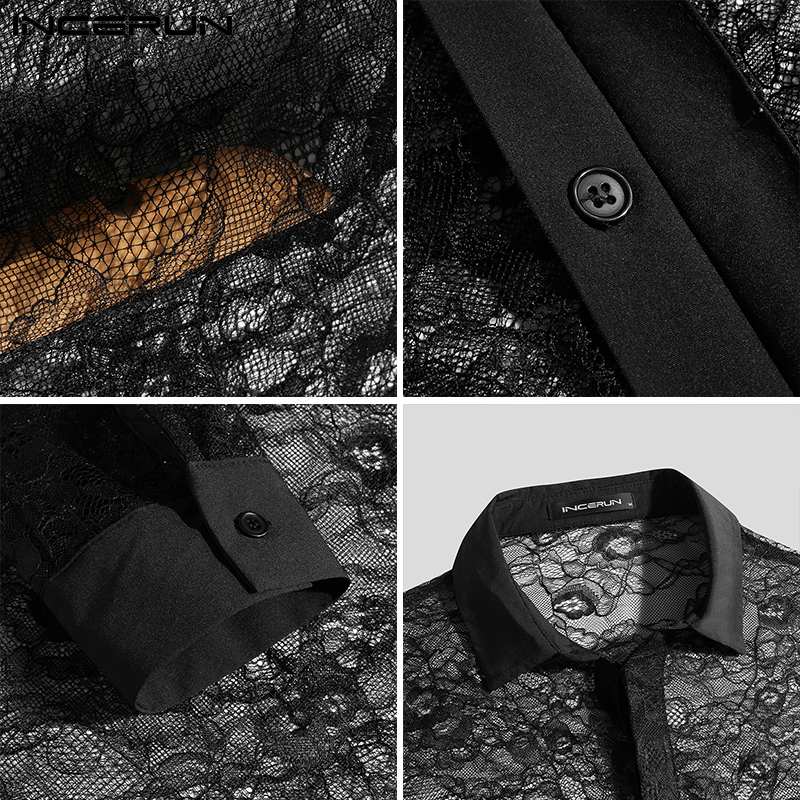 Black See Through Shirt