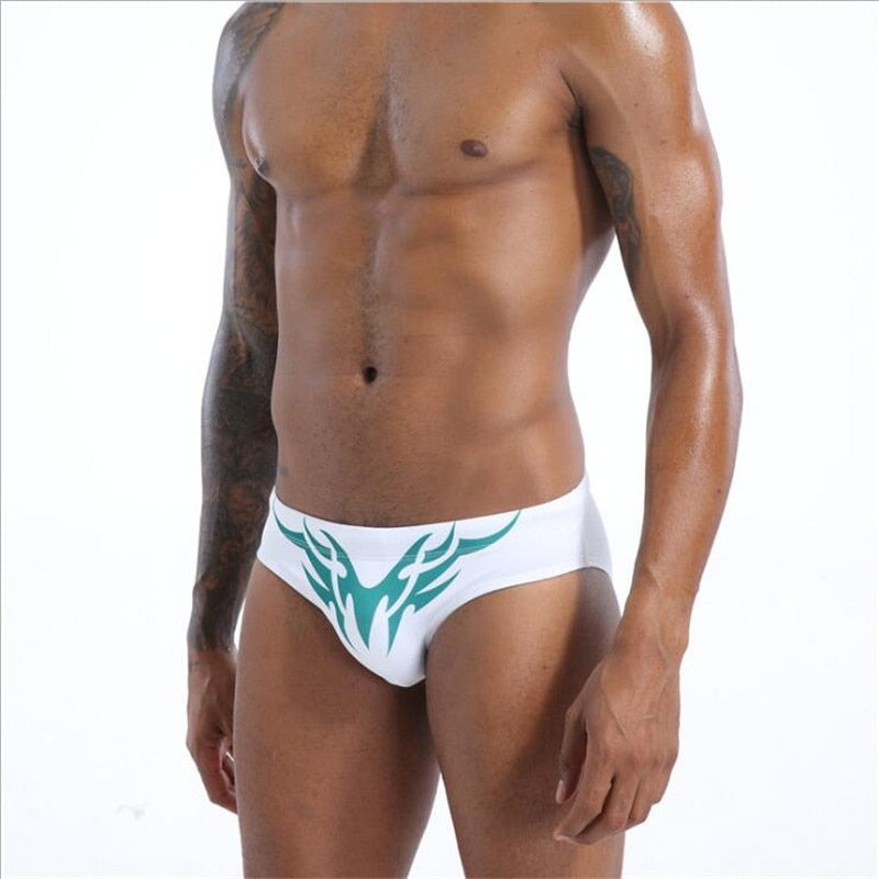 Fire Wing Printed Sporty Brief Underwear