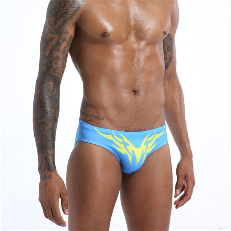 Fire Wing Printed Sporty Brief Underwear