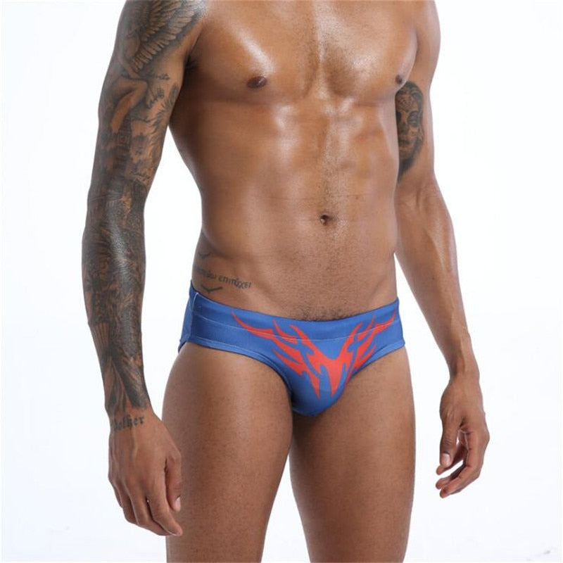Fire Wing Printed Sporty Brief Underwear