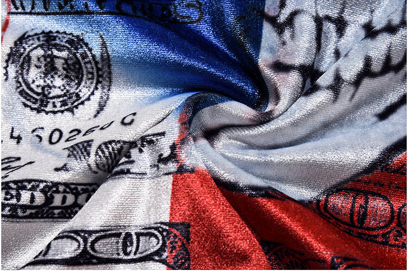 Big Skull Bold Painting Print Men Pullover Shirt - FanFreakz