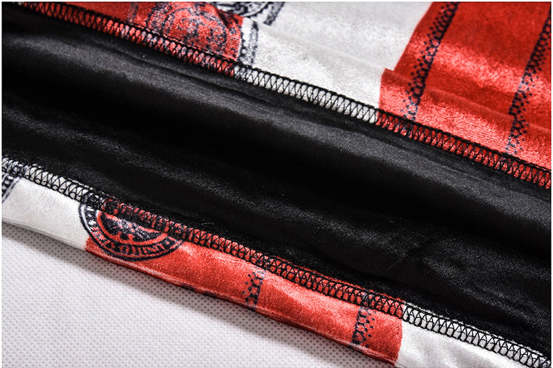 Big Skull Bold Painting Print Men Pullover Shirt - FanFreakz