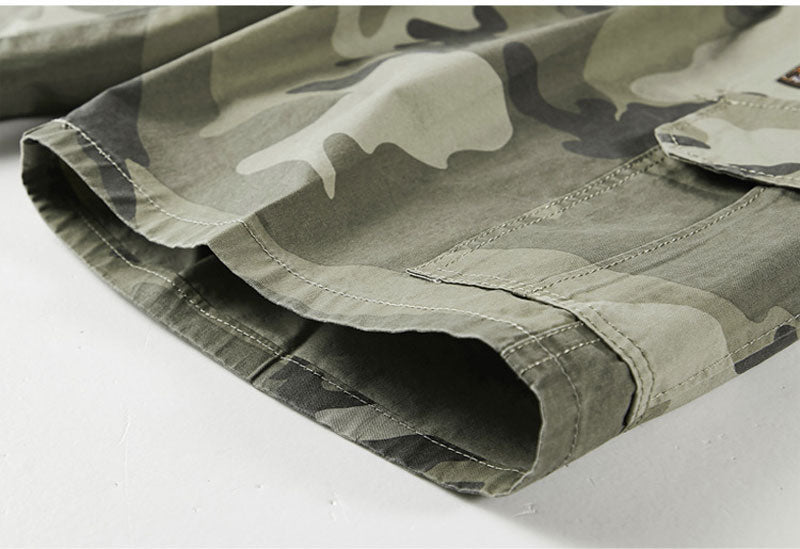Short cargo militaire multi-poches