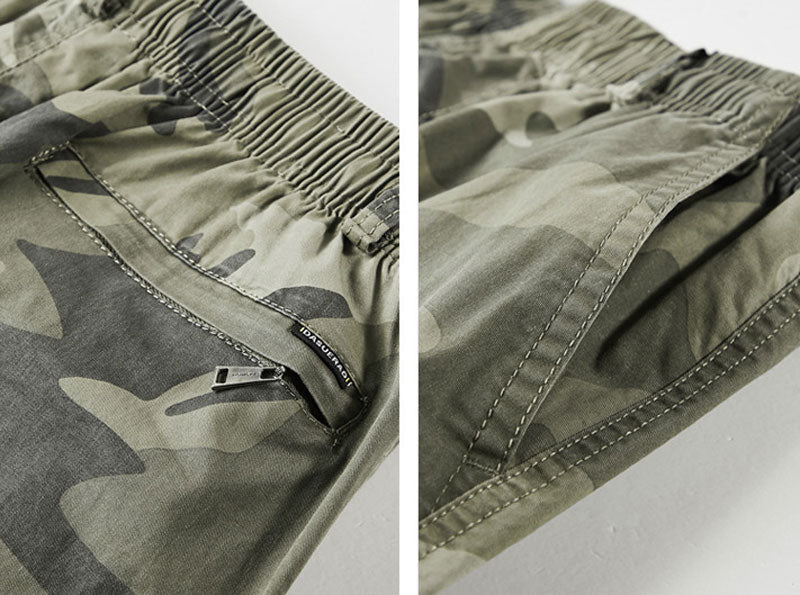 Short cargo militaire multi-poches