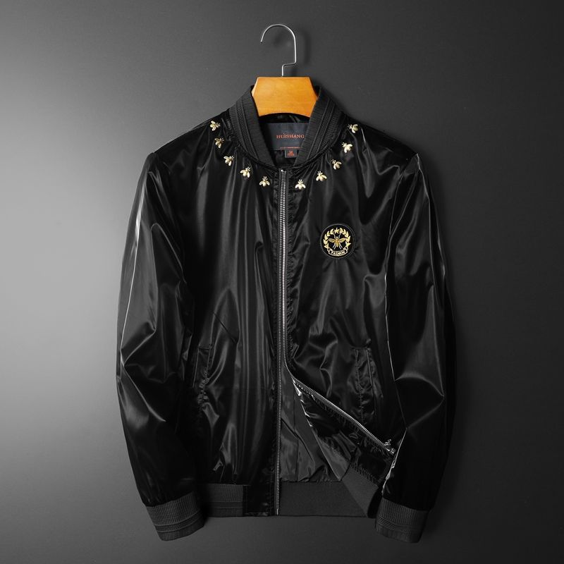 Blouson Bomber Imprimé Anneau d'Abeilles Florales