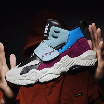 Hip Hop Hi Top Lace Strap Casual Hommes Sneaker