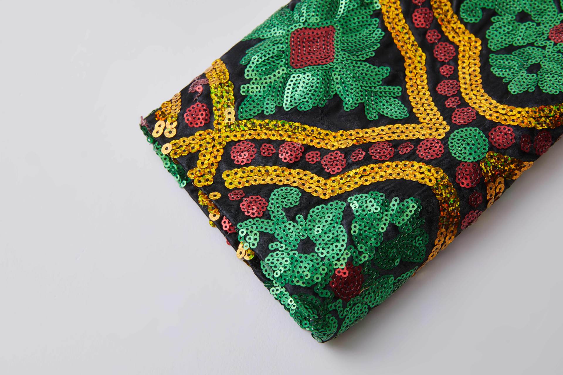 Green Gold Red Sequins Performance Blazer