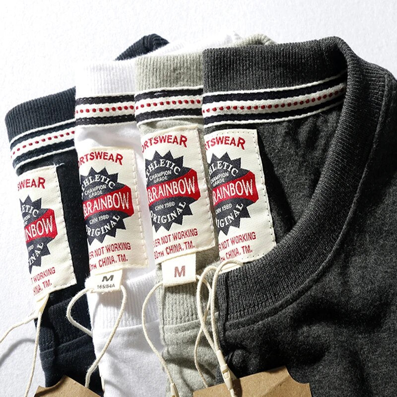 Retro Vintage Printed Short Sleeved T-Shirt