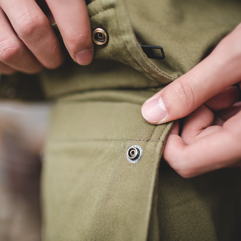 Pantalon de jogging cargo en sergé de coton coupe slim multi-poches pour hommes