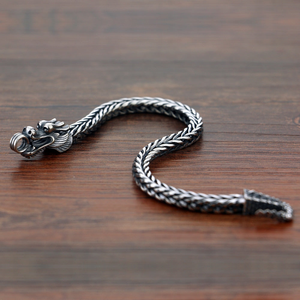 Thai Dragon Silver Bracelet Style Bracelet