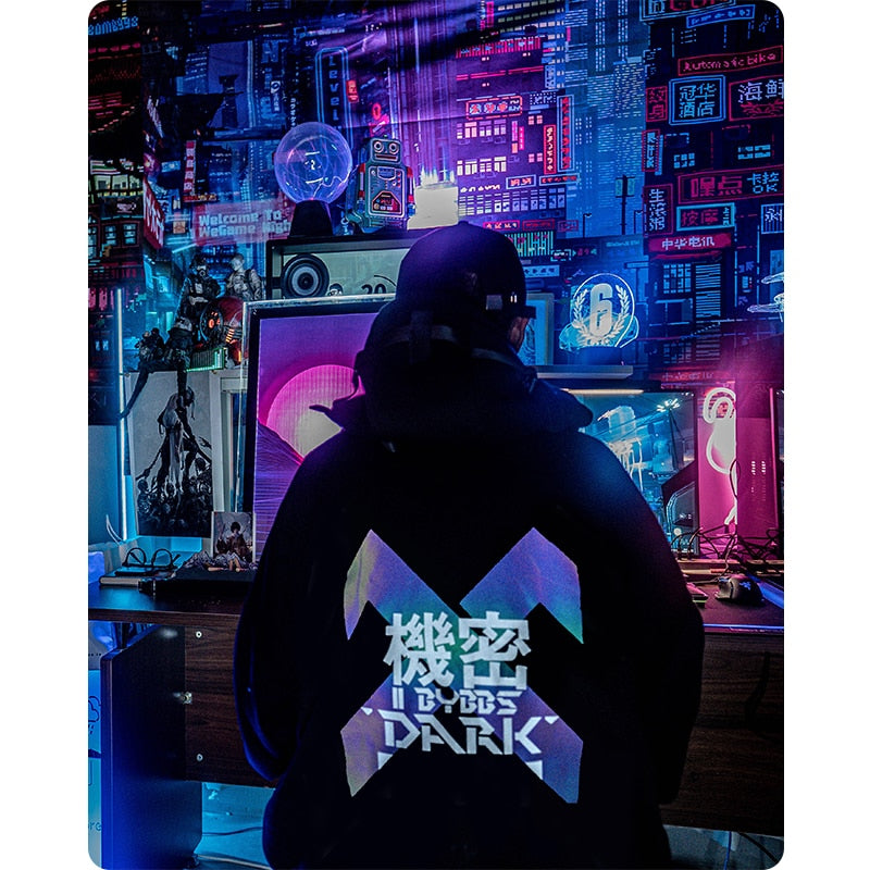 Sudaderas extragrandes con estampado de algodón X