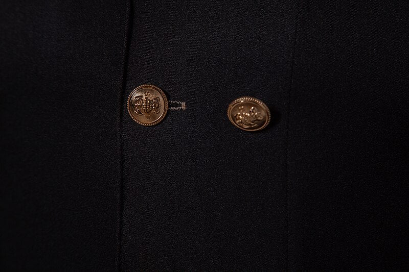 Solid Color Steampunk Long Sleeve Shirt