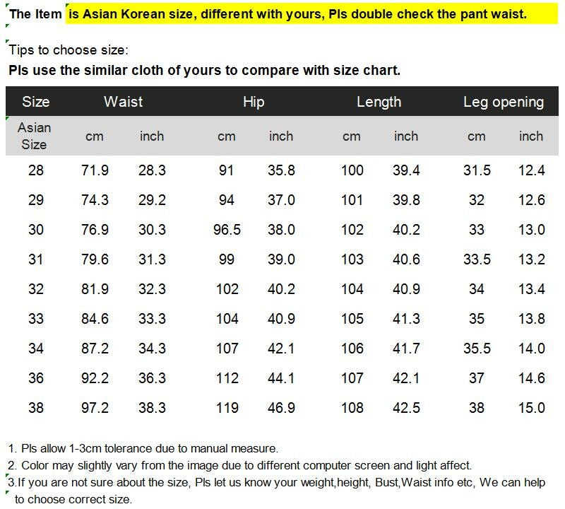 Men Colored Jeans Fashion Slim Fit