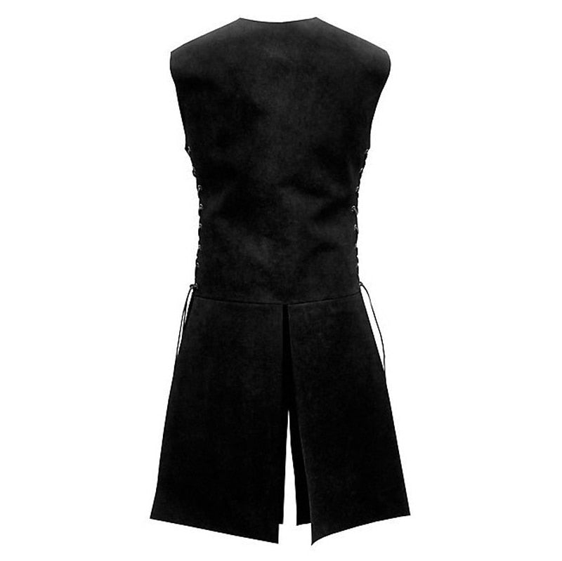 Punk Rock Steampunk Long Medieval Waistcoat