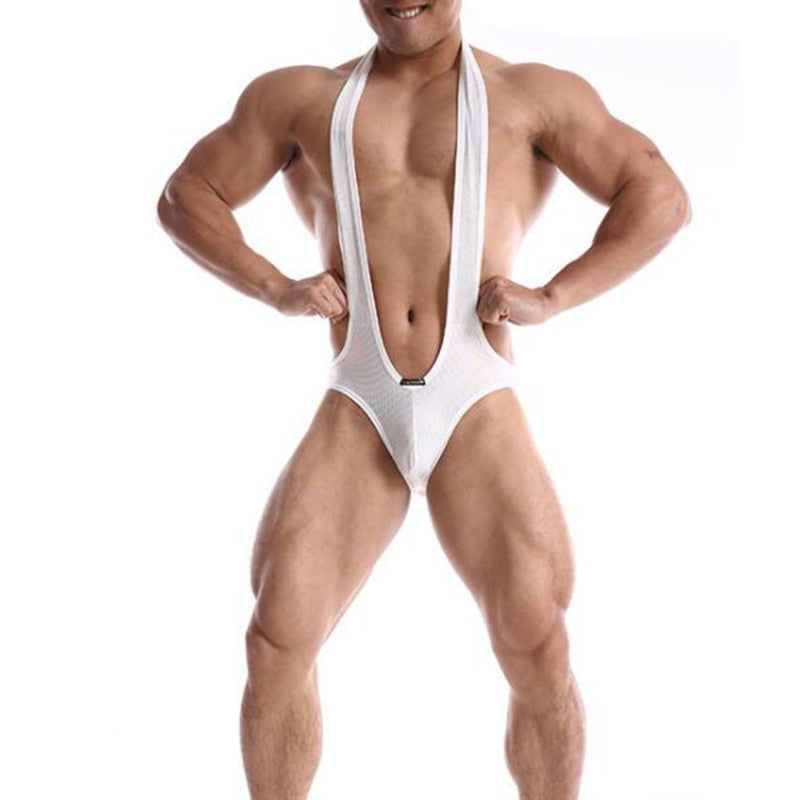 Jockstrap Printed Gold Suspender