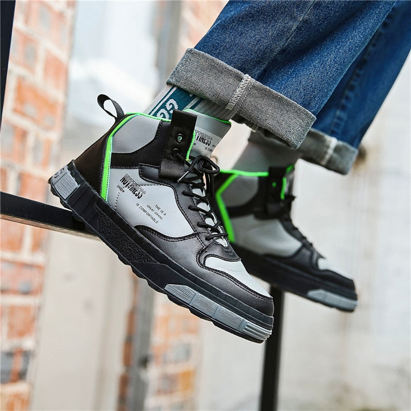 Sneaker léger décontracté à lacets pour hommes