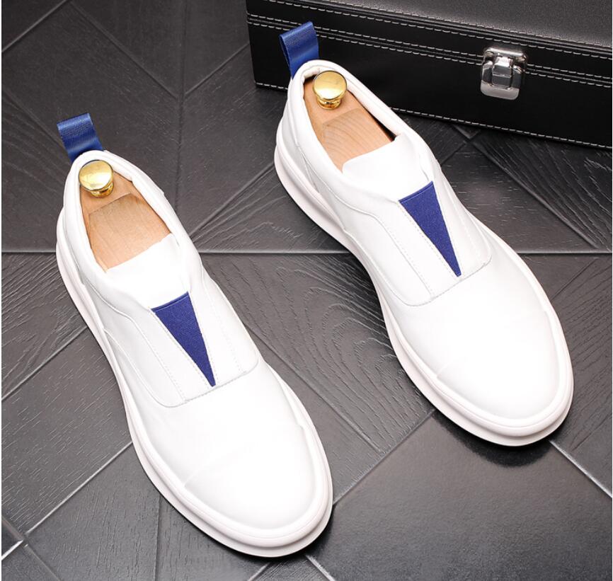 Pure White Colorful Accent Decorated Sneaker