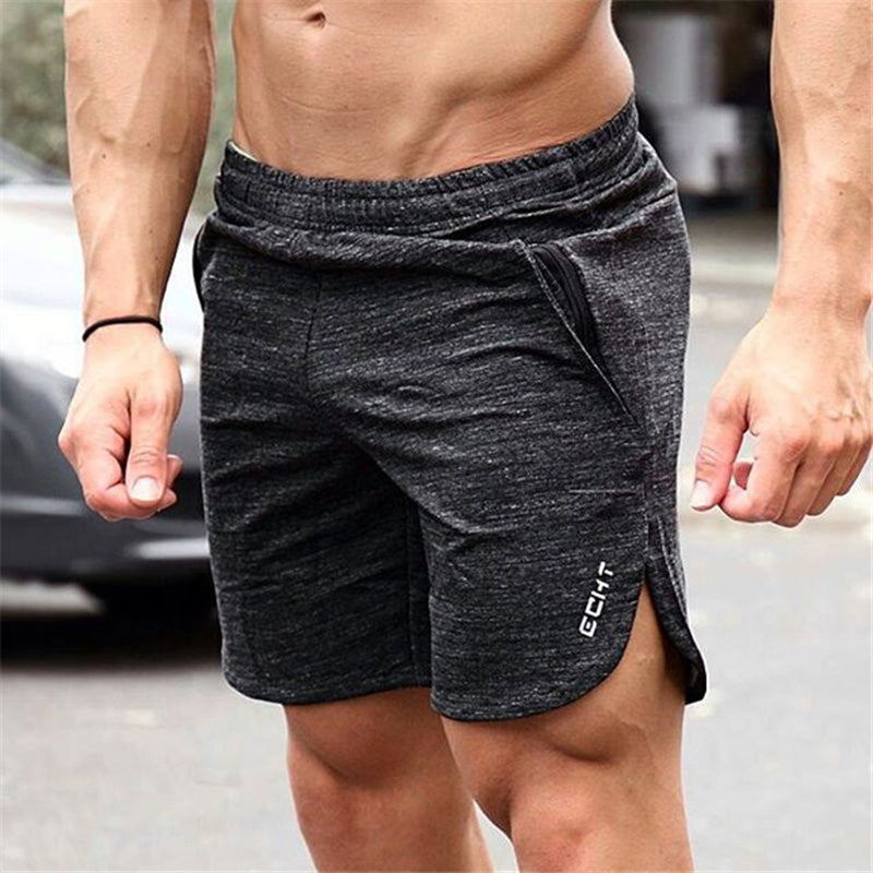 Side Cut Out Men Sweat Shorts Pants