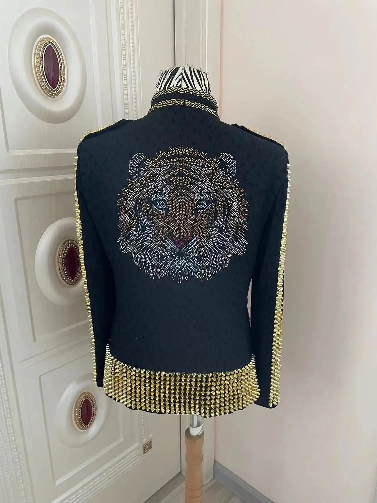 Gold Mirror Lens Rivets Performance Jacket