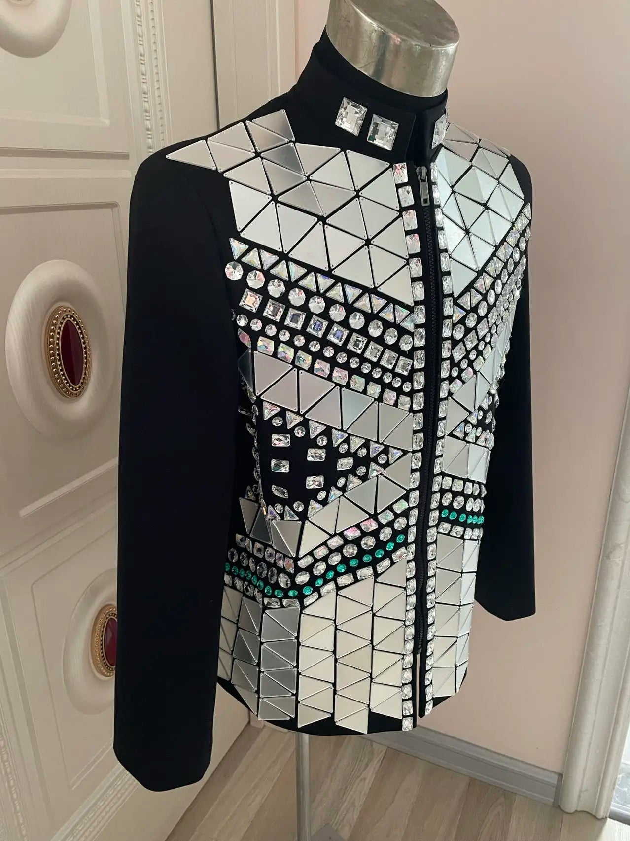 Mirrors Crystal Long Sleeve Performance Jacket