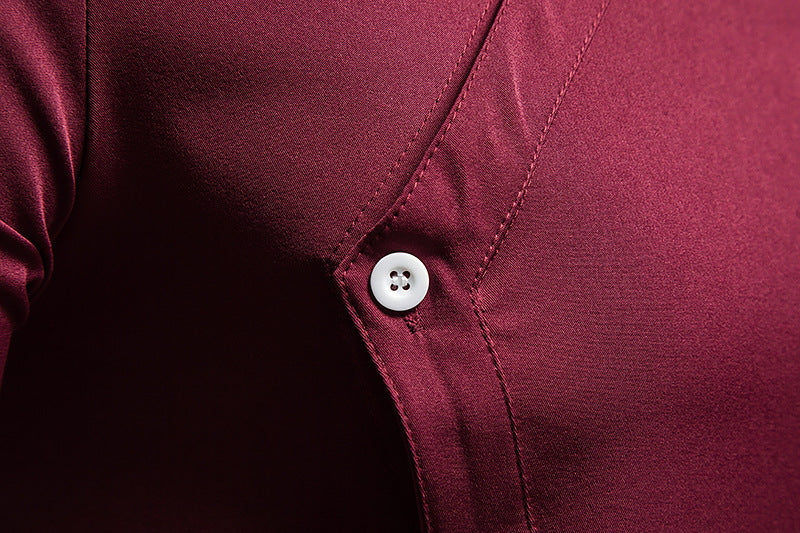 Unique Sharp Angled Button Closure Style Shirt
