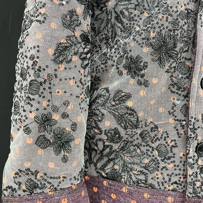 Pink Floral Polka Dot Jacket