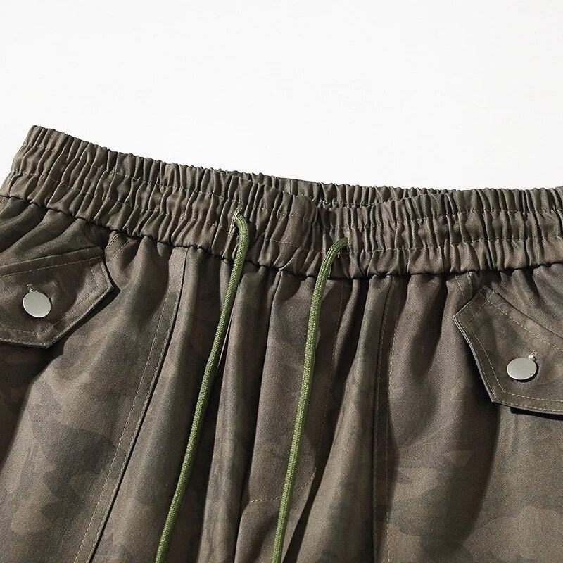 Casual Camouflage Pattern Cargo Pants